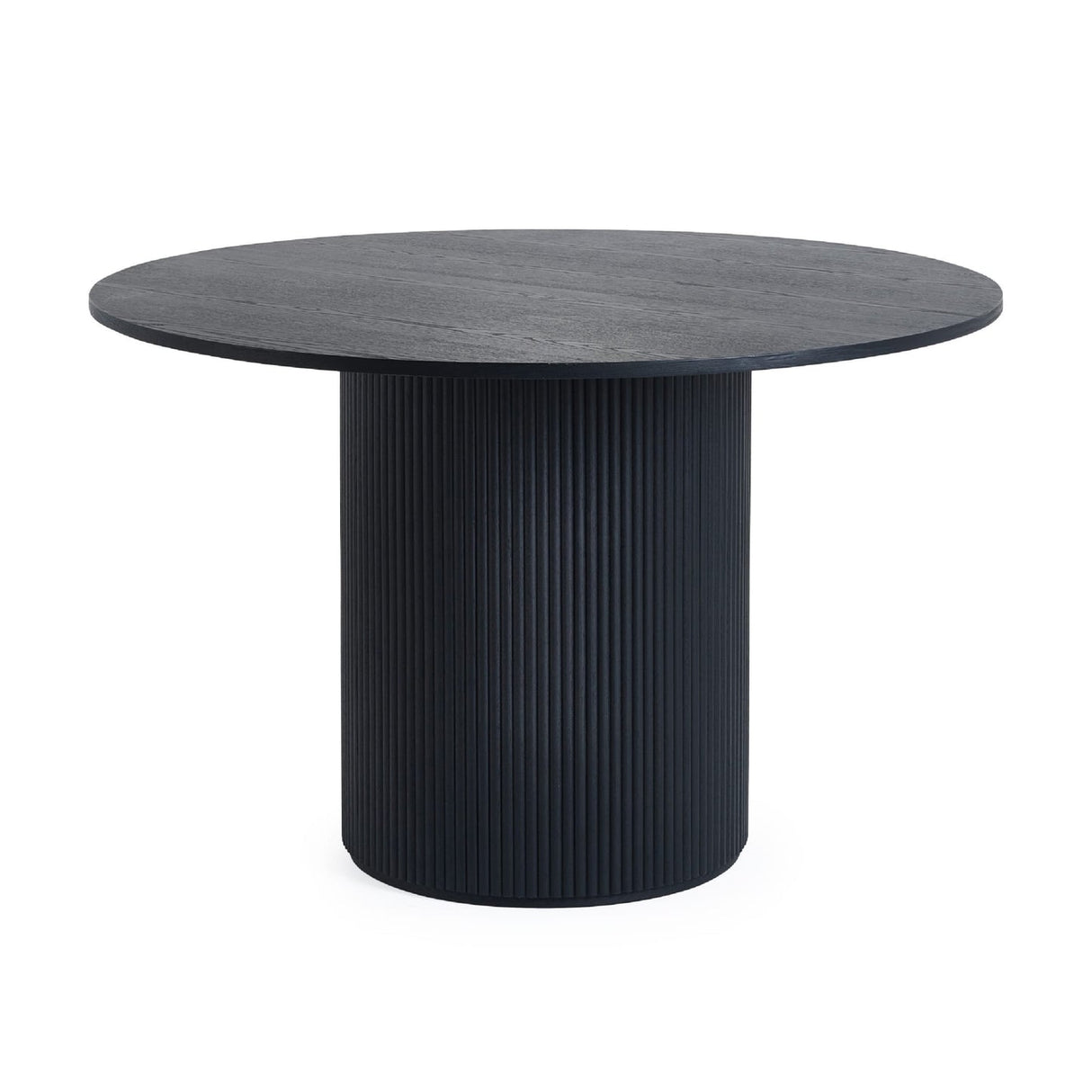 Wooden Dining Table for 4 People Round - Louis