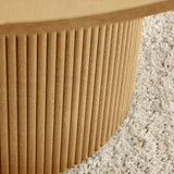 Wooden Dining Table for 4 People Round - Louis