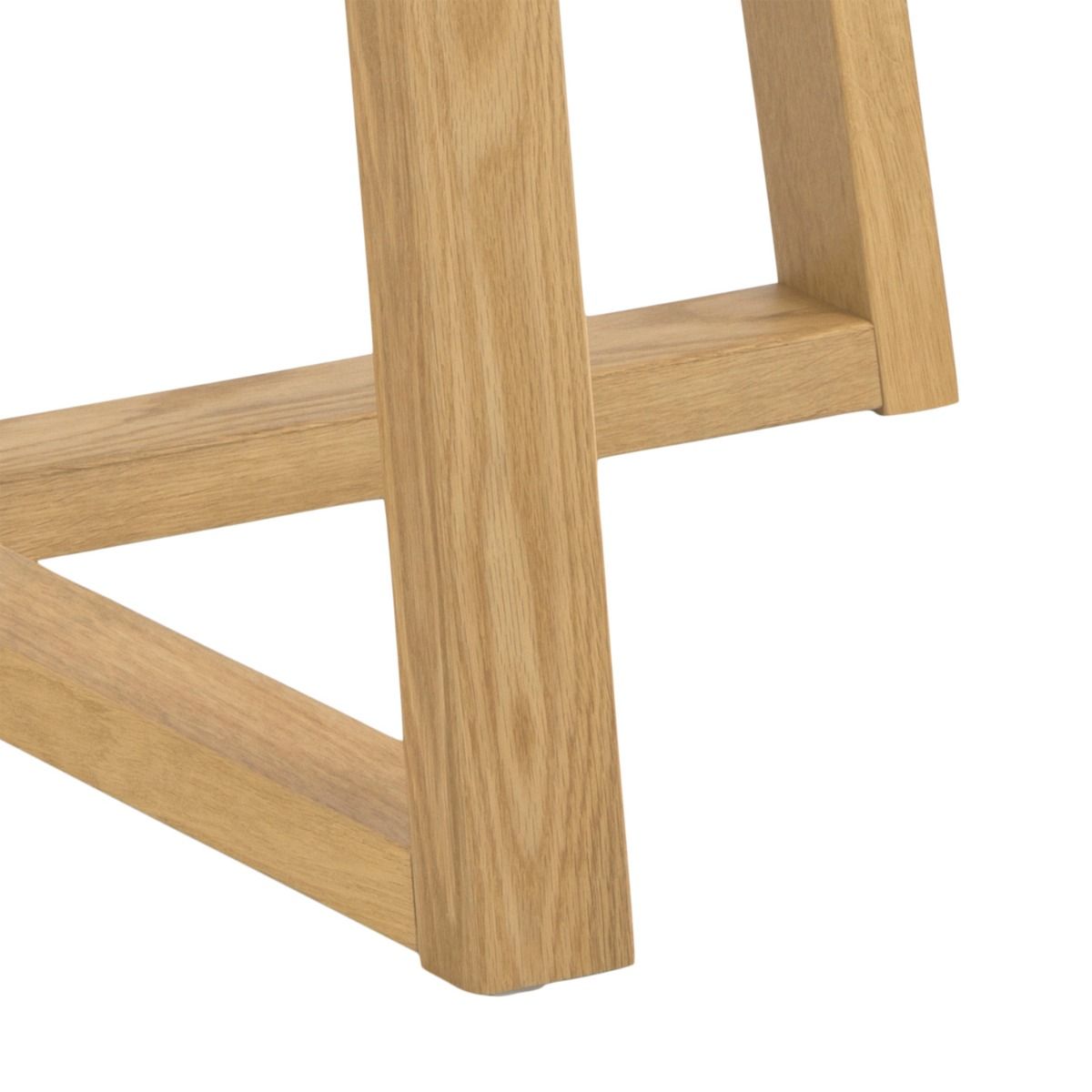 Wooden Dining Table for 4 People Round - Malika