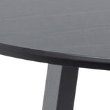 Wooden Dining Table for 4 People Round - Malika