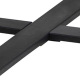 Wooden Dining Table for 4 People Round in Marble Effect - Amble