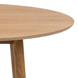 Wooden Dining Table for 4 People Round - Nagano
