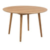 Wooden Dining Table for 4 People Round - Nagano
