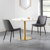 Wooden Dining Table for 4 People Round - Palermo