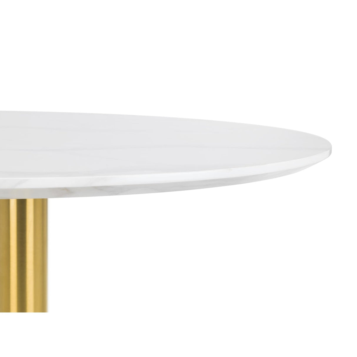Wooden Dining Table for 4 People Round - Palermo