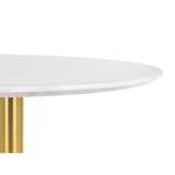 Wooden Dining Table for 4 People Round - Palermo