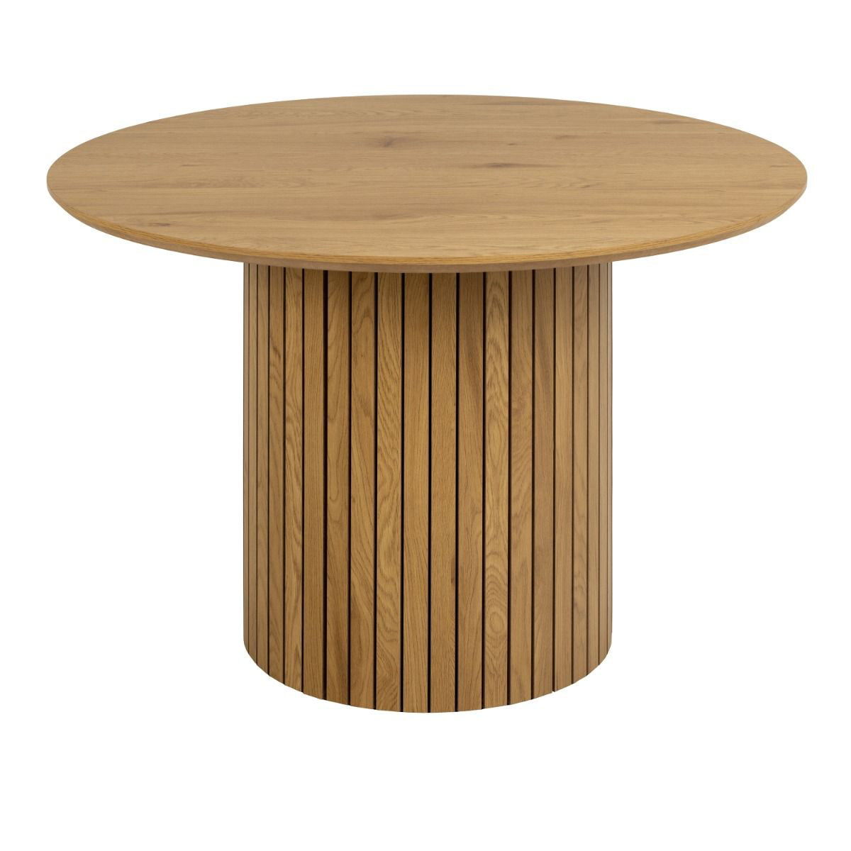 Wooden Dining Table for 4 People Round - Yale