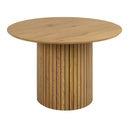 Wooden Dining Table for 4 People Round - Yale