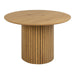 Wooden Dining Table for 4 People Round - Yale