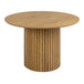 Wooden Dining Table for 4 People Round - Yale