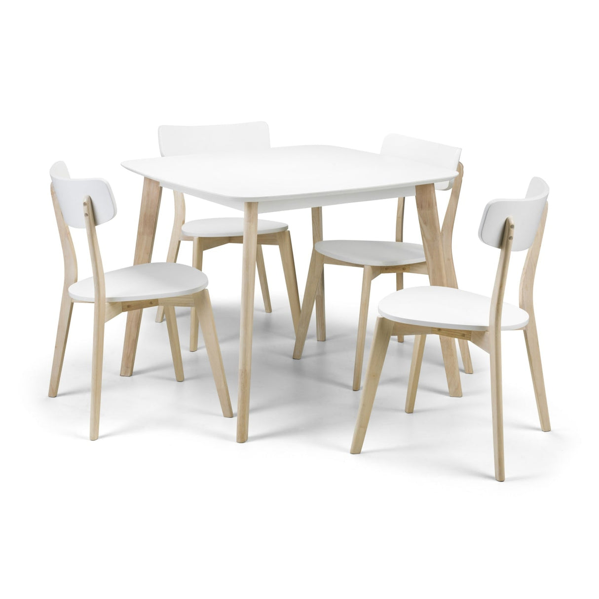 Wooden Dining Table for 4 People Square - Casa
