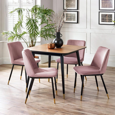Wooden Dining Table for 4 People Square - Findlay