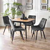 Wooden Dining Table for 4 People Square - Findlay