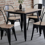Wooden Dining Table for 4 People Square - Grafton