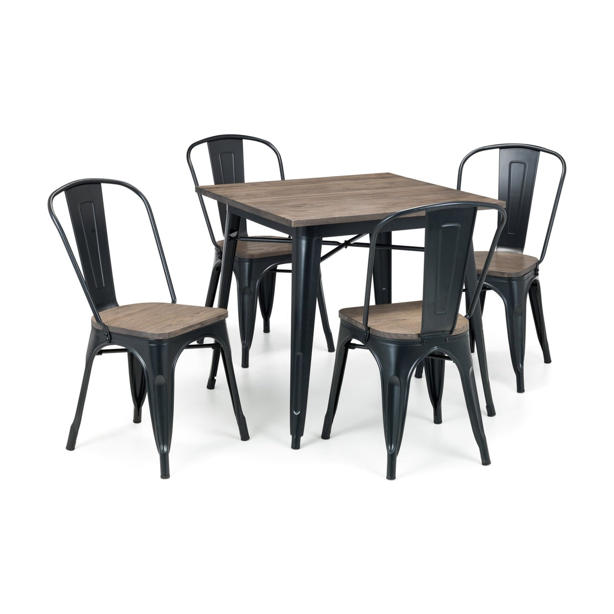 Wooden Dining Table for 4 People Square - Grafton