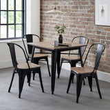 Wooden Dining Table for 4 People Square - Grafton