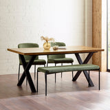 Wooden Dining Table for 4 to 6 People - Aron