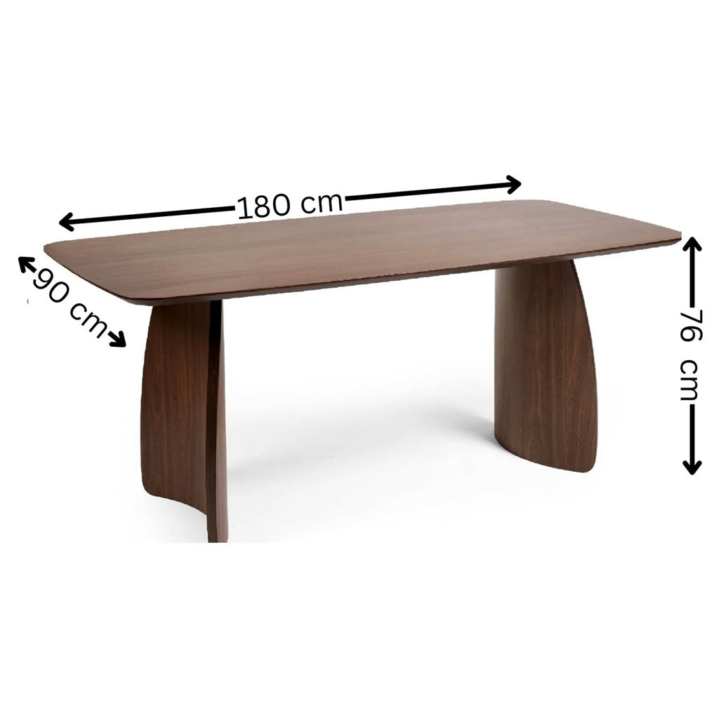 Wooden Dining Table for 4 to 6 People - Artemis