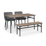 Wooden Dining Table for 4 to 6 People - Carnegie