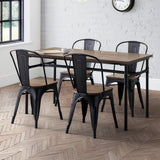 Wooden Dining Table for 4 to 6 People - Carnegie