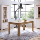 Wooden Dining Table for 4 to 6 People Extending Rectangular - Celesto