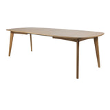 Wooden Dining Table for 4 to 6 People Extending Rectangular - Marte