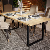 Wooden Dining Table for 4 to 6 People - Nikomedes