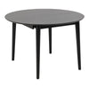 Wooden Dining Table for 4 to 6 People People Round Extending - Montreux