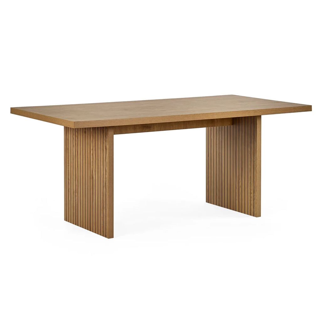 Wooden Dining Table for 4 to 6 People Rectangular - Arundel