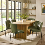 Wooden Dining Table for 4 to 6 People Rectangular - Arundel