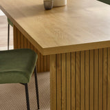 Wooden Dining Table for 4 to 6 People Rectangular - Arundel