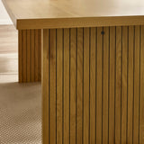 Wooden Dining Table for 4 to 6 People Rectangular - Arundel