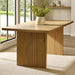 Wooden Dining Table for 4 to 6 People Rectangular - Arundel