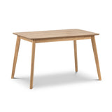 Wooden Dining Table for 4 to 6 People Rectangular - Boden