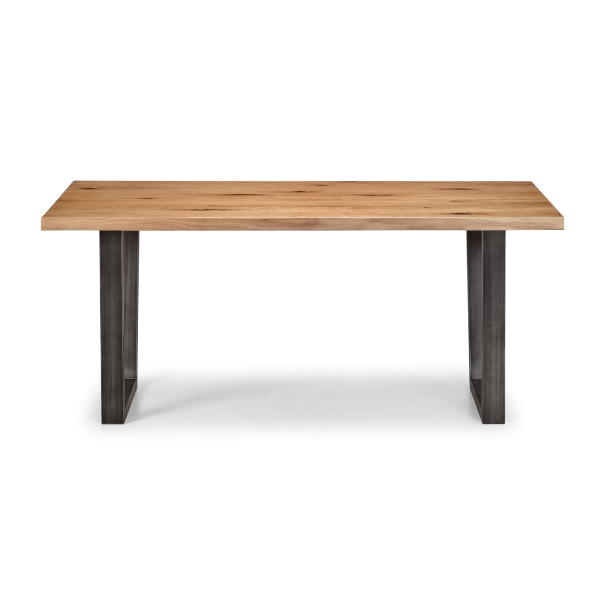 Wooden Dining Table for 4 to 6 People Rectangular - Brooklyn