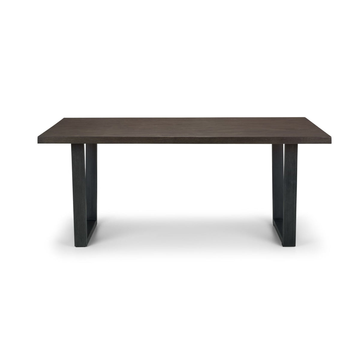 Wooden Dining Table for 4 to 6 People Rectangular - Brooklyn