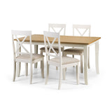 Wooden Dining Table for 4 to 6 People Rectangular - Davenport