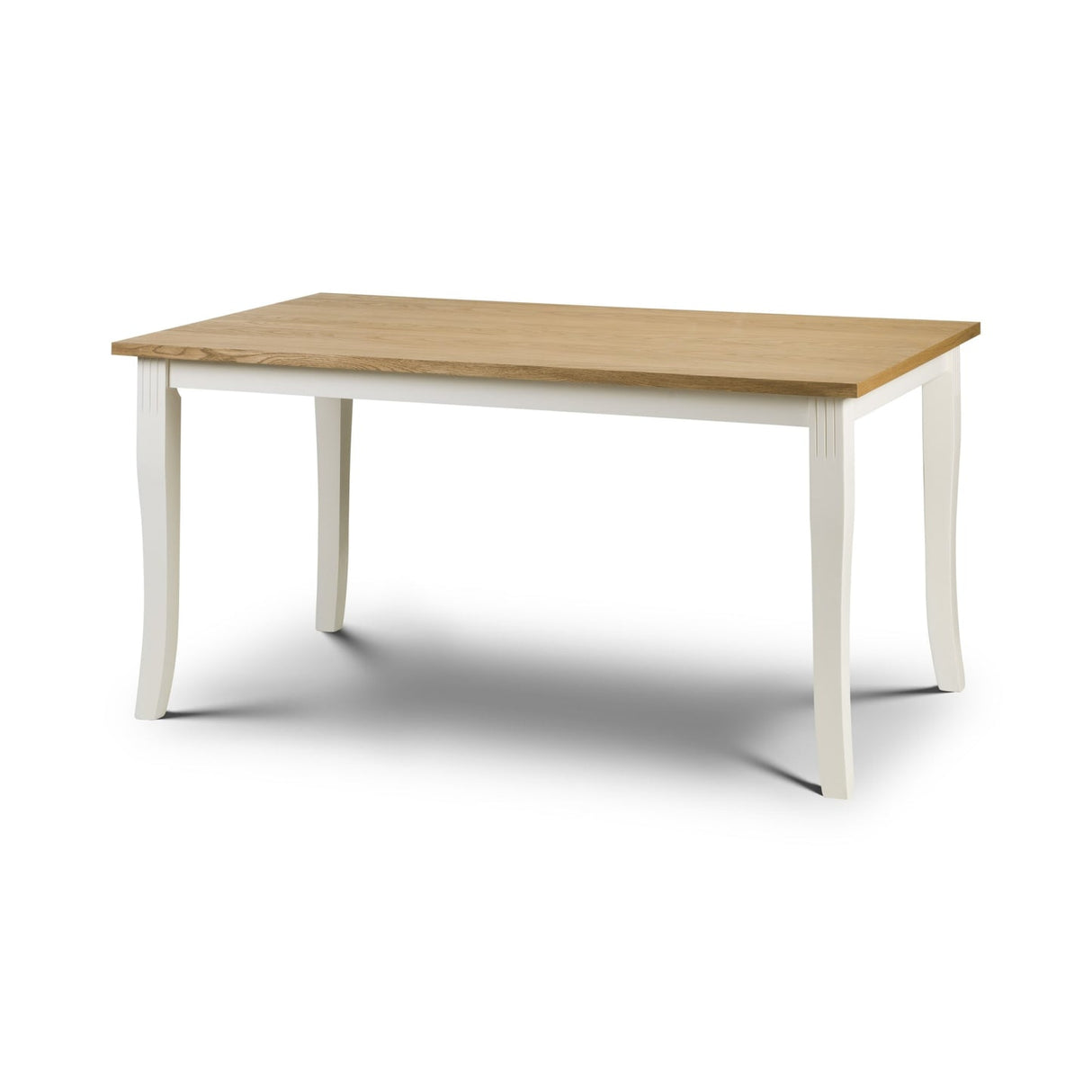 Wooden Dining Table for 4 to 6 People Rectangular - Davenport