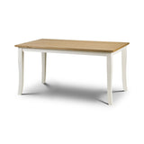 Wooden Dining Table for 4 to 6 People Rectangular - Davenport