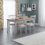 Wooden Dining Table for 4 to 6 People Rectangular - Davenport