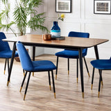 Wooden Dining Table for 4 to 6 People Rectangular - Findlay