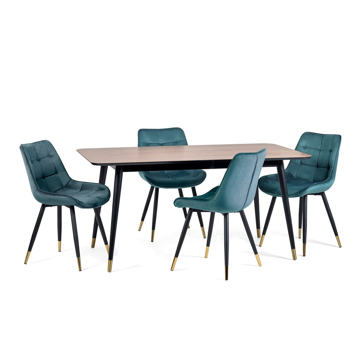 Wooden Dining Table for 4 to 6 People Rectangular - Findlay