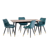 Wooden Dining Table for 4 to 6 People Rectangular - Findlay