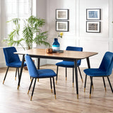 Wooden Dining Table for 4 to 6 People Rectangular - Findlay