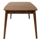 Wooden Dining Table for 4 to 6 People Rectangular - Montreux