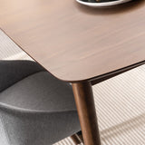 Wooden Dining Table for 4 to 6 People Rectangular - Montreux