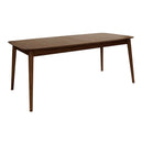 Wooden Dining Table for 4 to 6 People Rectangular - Montreux