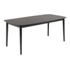 Wooden Dining Table for 4 to 6 People Rectangular - Montreux