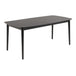 Wooden Dining Table for 4 to 6 People Rectangular - Montreux
