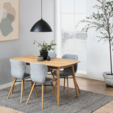 Wooden Dining Table for 4 to 6 People Rectangular - Nagano